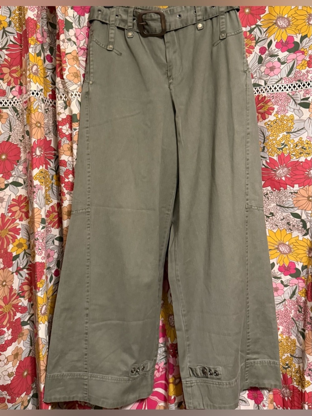 Free People Sloane Belted Pants NWOT